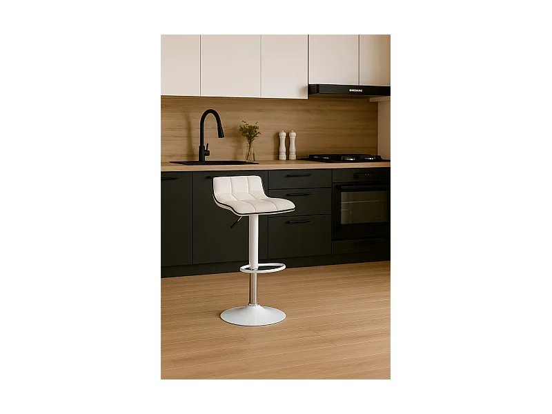 Taburete Kuky - Blanco