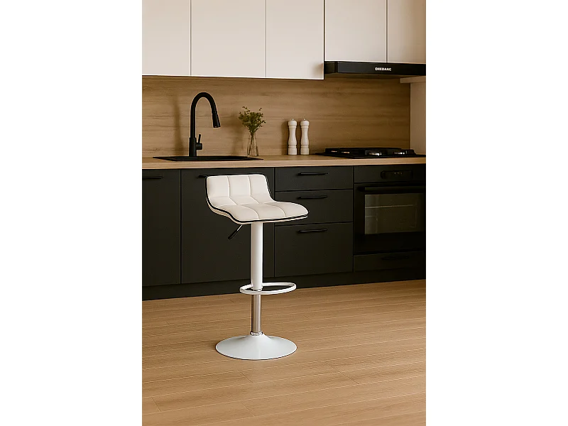 Taburete Kuky - Blanco