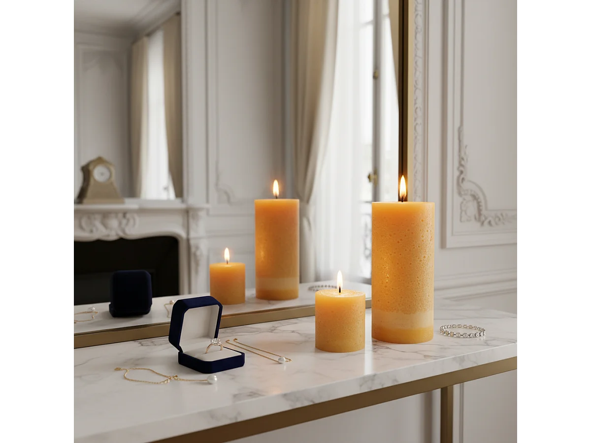 Bougie Antik Xxl - Fuchsia