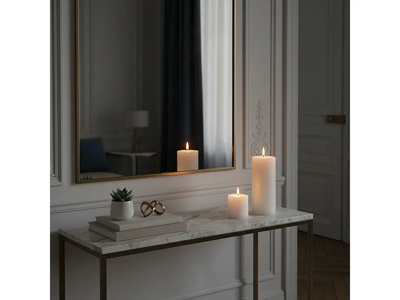 Bougie Antik Xxl - Blanc