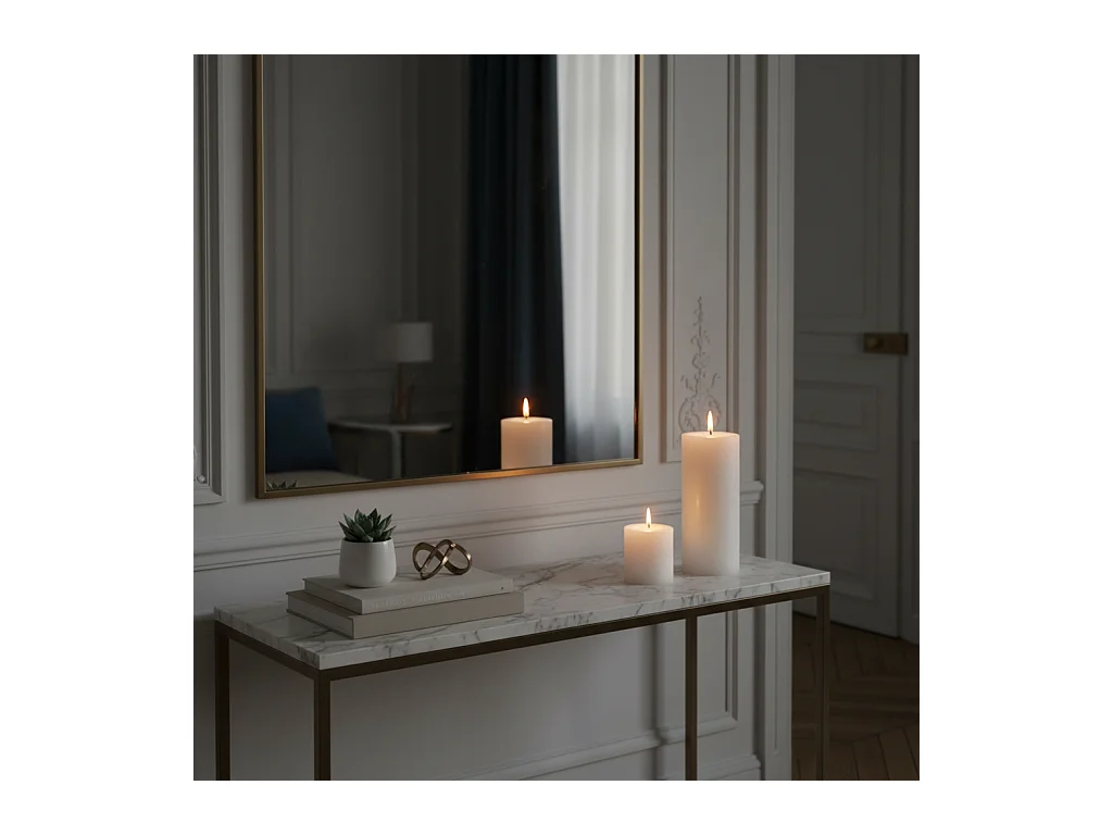 Bougie Antik Xxl - Blanc