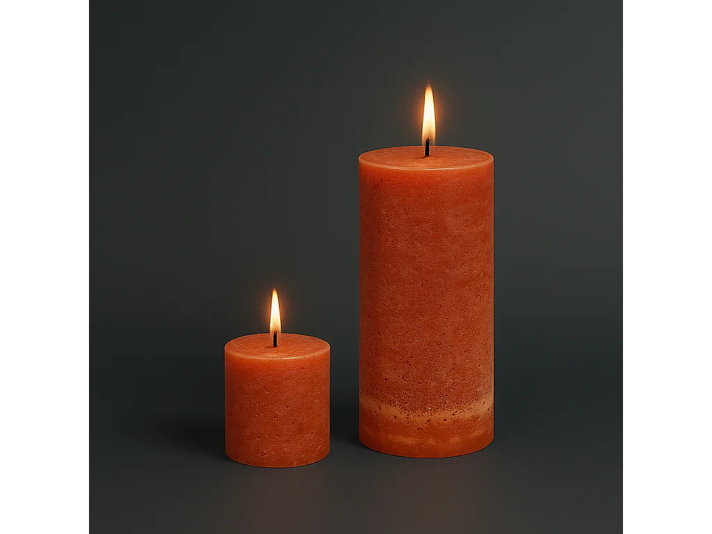 Bougie Antik Xxl - Orange