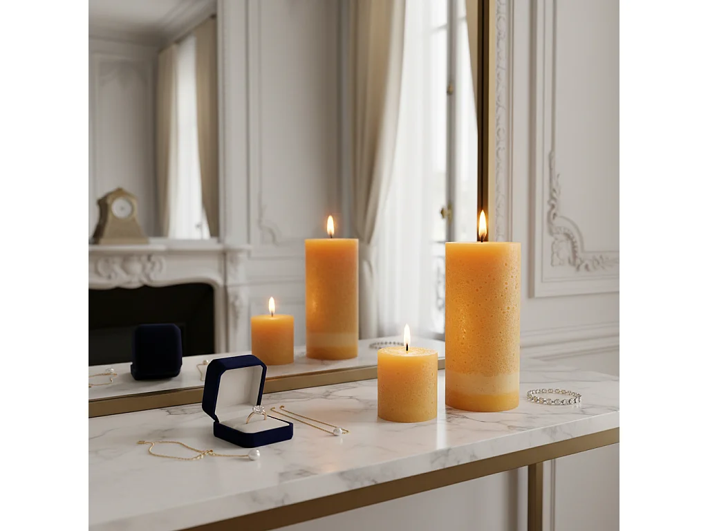 Bougie Antik Xxl - Orange