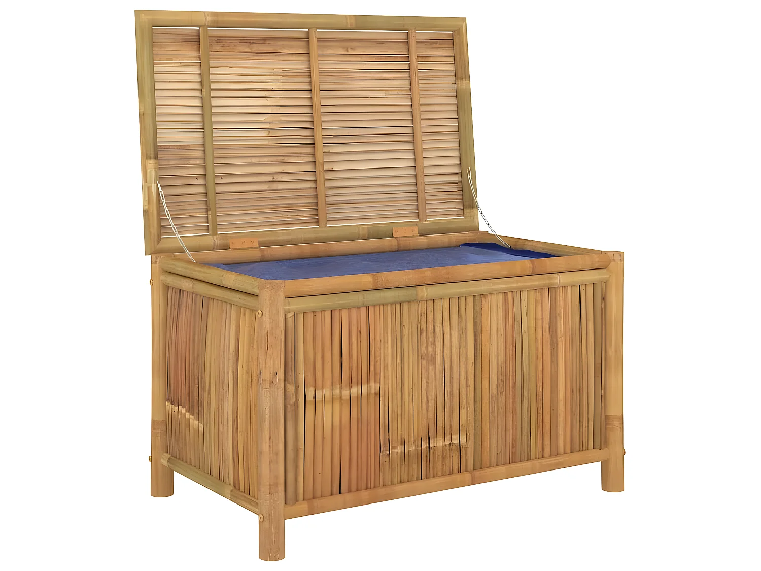 Boîte de rangement de jardin 90x52x55 cm Bambou