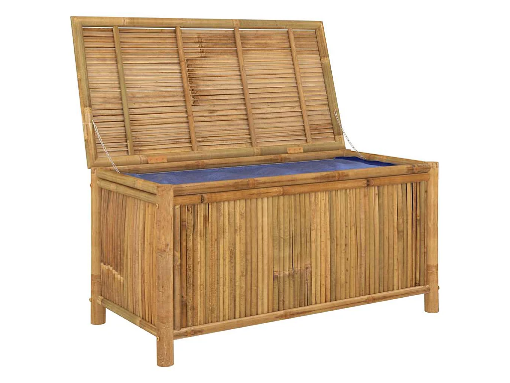 Boîte de rangement de jardin 110x52x55 cm Bambou