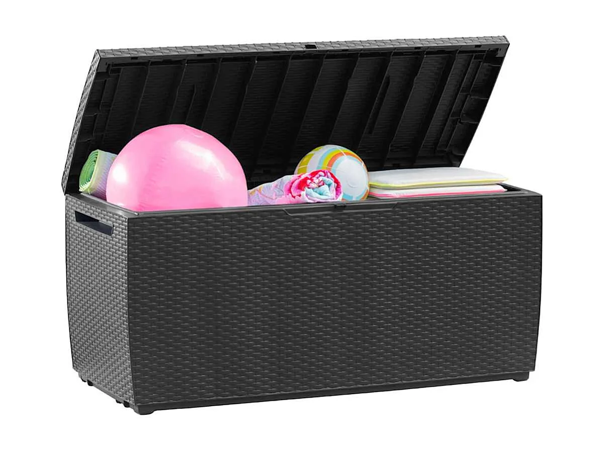 Caixa de arrumação para jardim Capri 302 L antracite