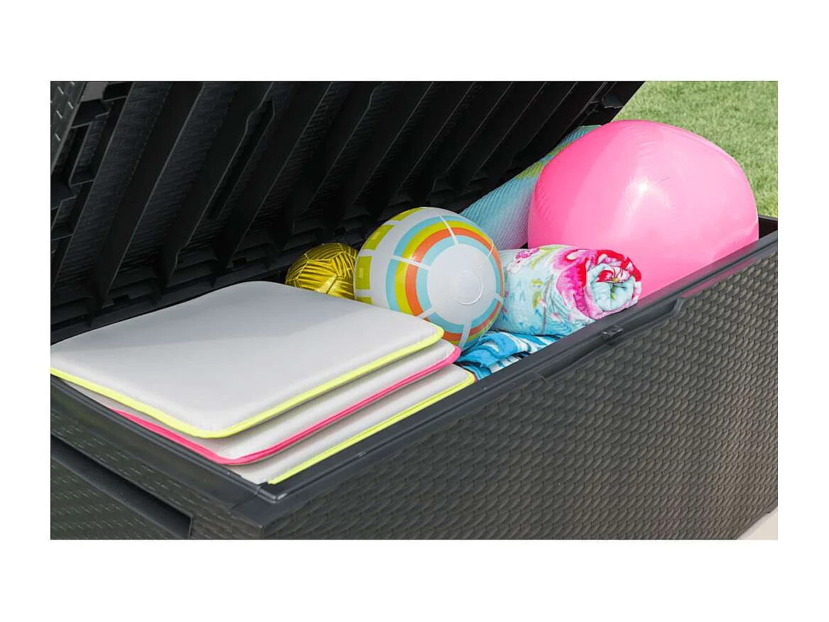 Caixa de arrumação para jardim Capri 302 L antracite