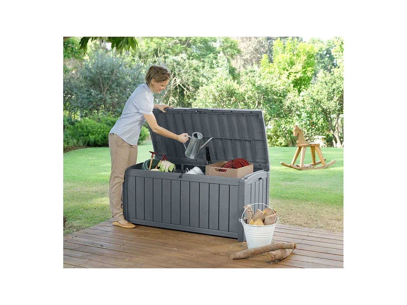 Contenitore da Giardino Glenwood 390 L