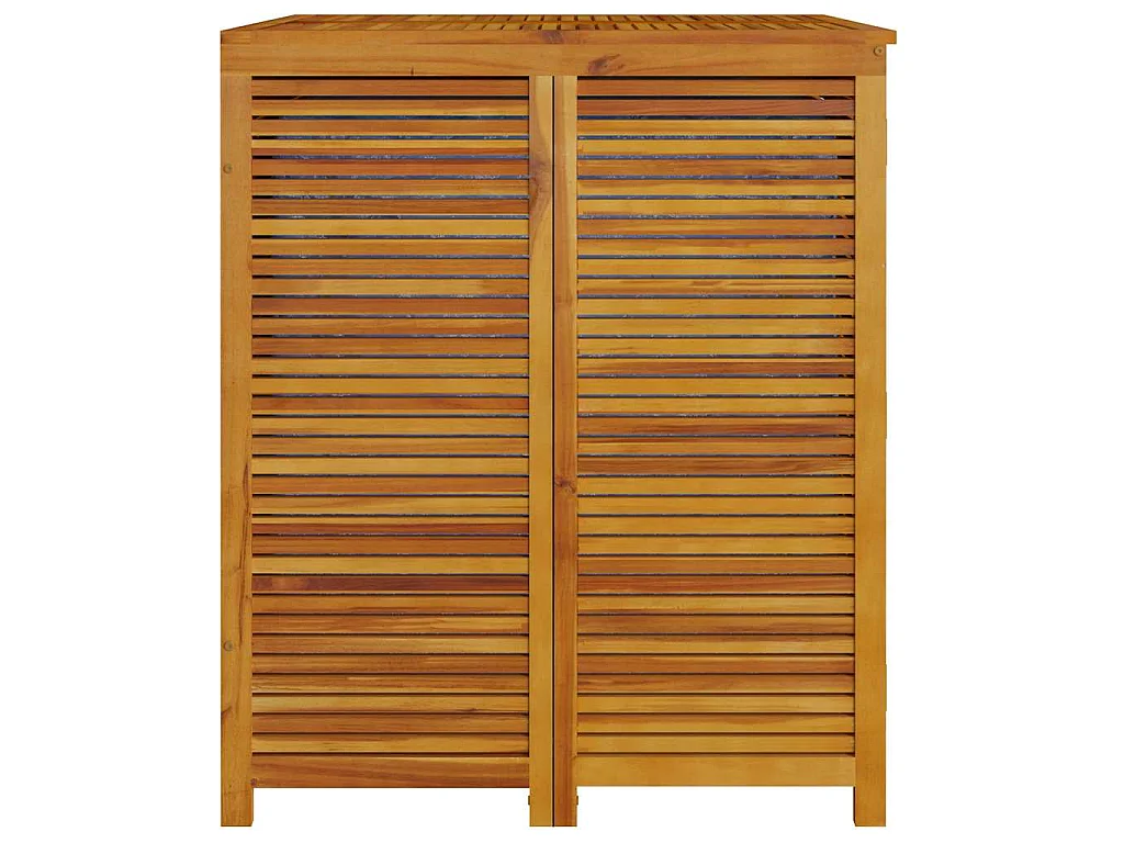 Caja de almacenaje de jardín madera maciza acacia 70x87x104 cm