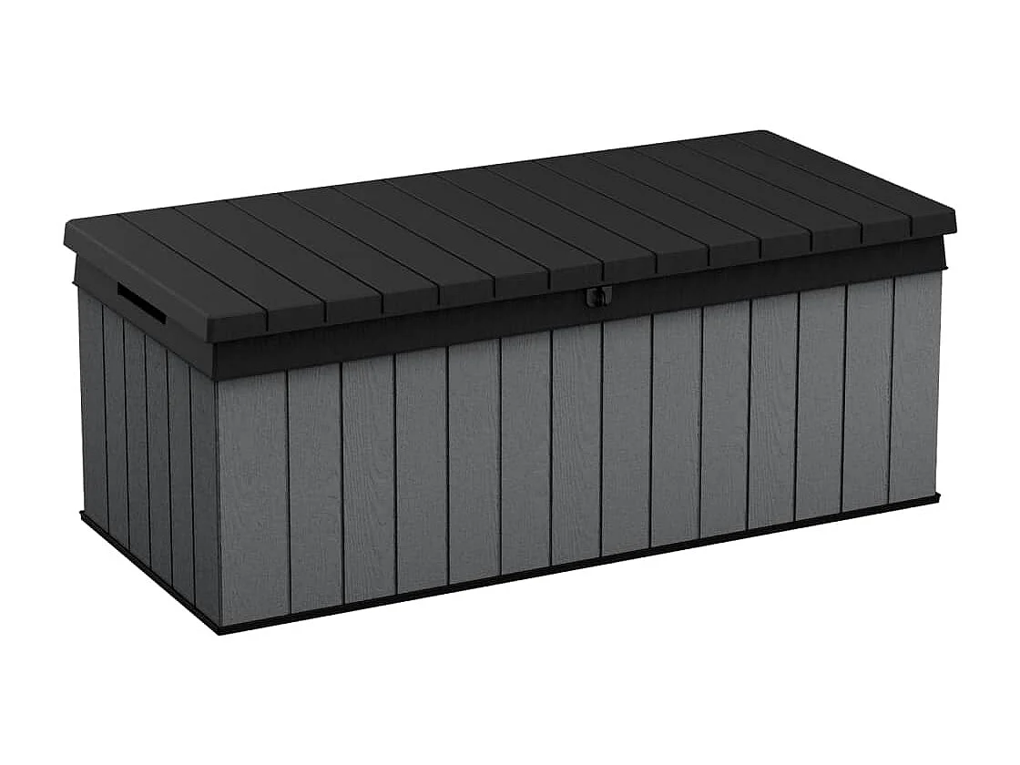 Boîte de rangement de jardin Darwin 380 L Gris