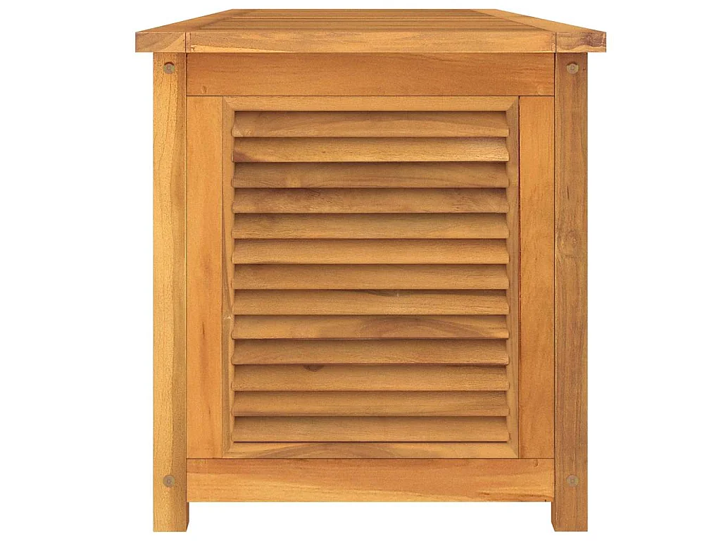 Gartenbox mit Beutel 175x50x55 cm Massivholz Teak