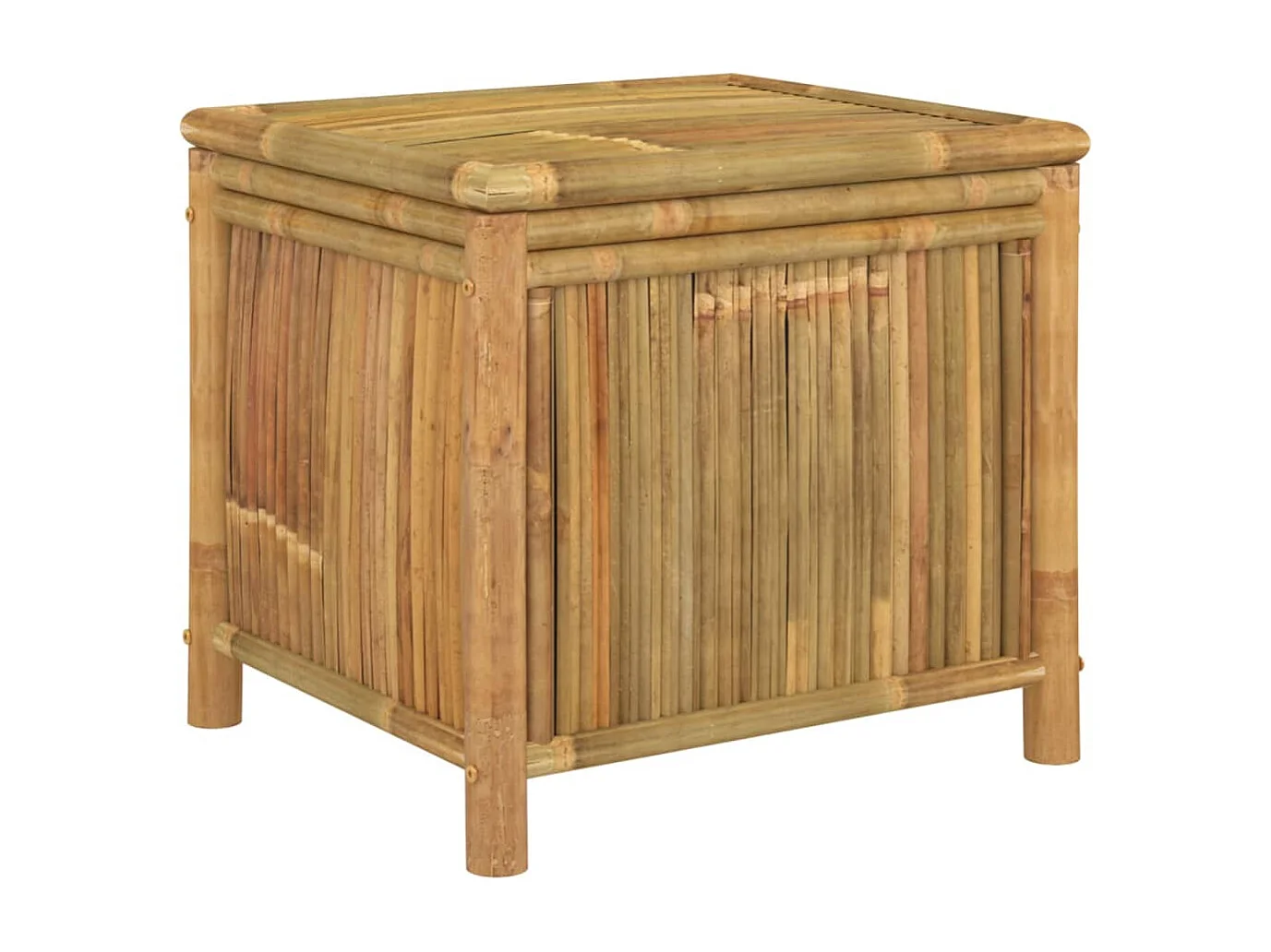 Boîte de rangement de jardin 60x52x55 cm Bambou