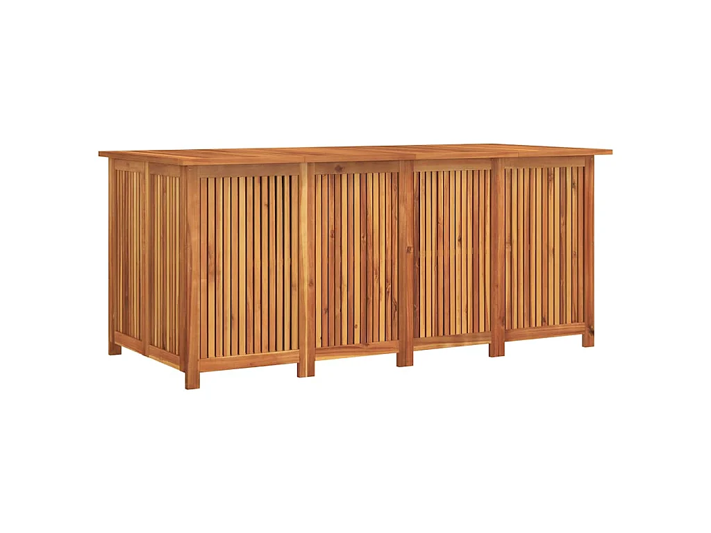 Contenitore da Giardino 200x80x75cm in Legno Massello di Acacia