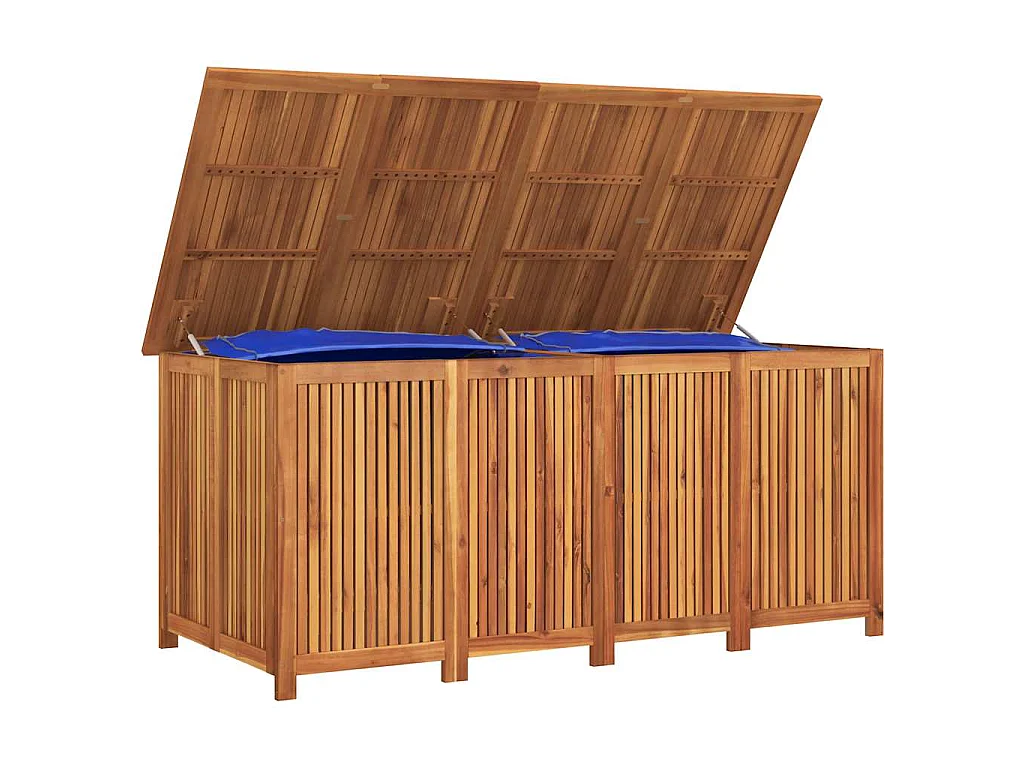 Contenitore da Giardino 200x80x75cm in Legno Massello di Acacia