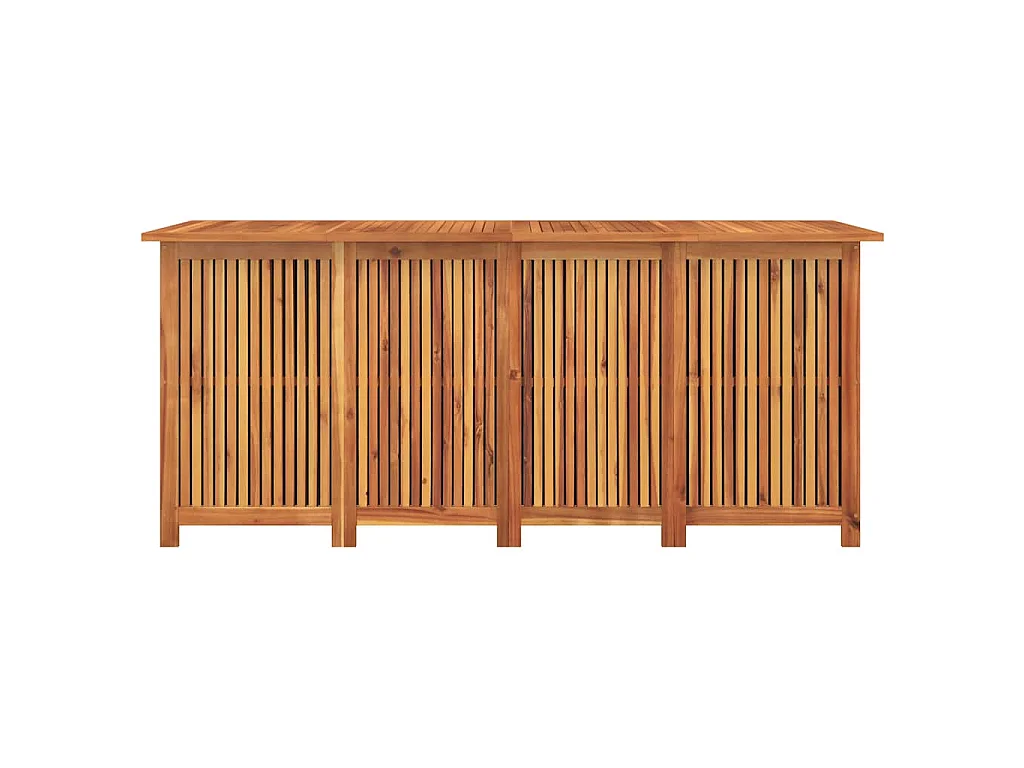 Contenitore da Giardino 200x80x75cm in Legno Massello di Acacia