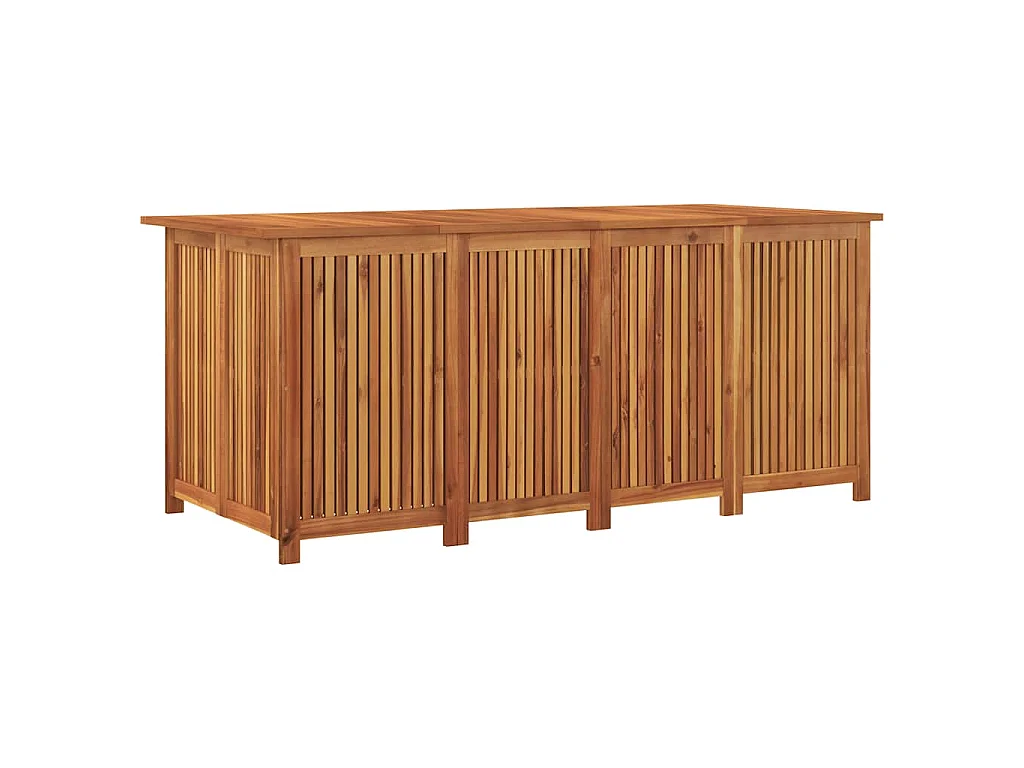 Contenitore da Giardino 200x80x75cm in Legno Massello di Acacia