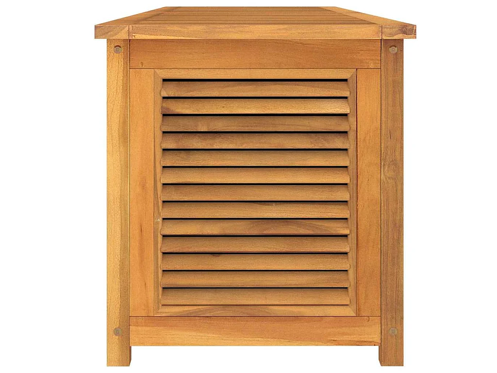 Gartenbox mit Beutel 200x50x55 cm Massivholz Teak
