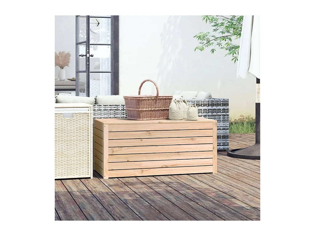 Gartenbox 101x50,5x46,5 cm Massivholz Kiefer