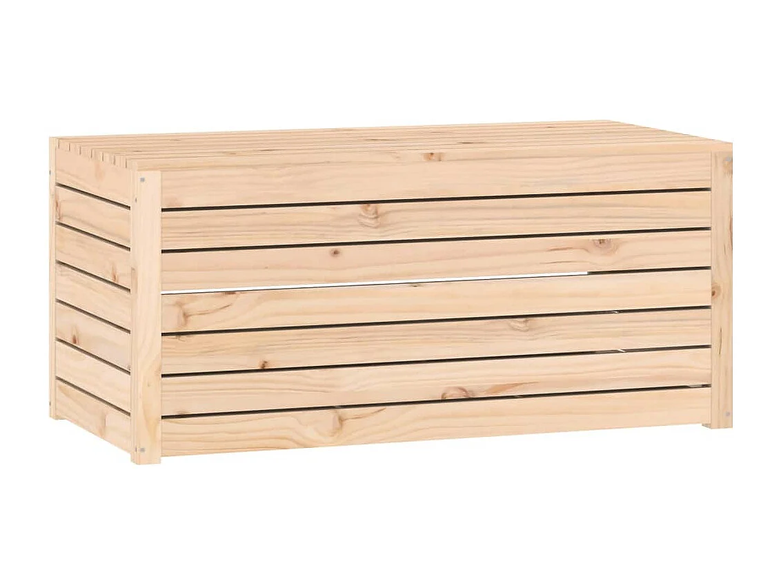 Contenitore Giardino 101x50,5x46,5 cm Legno Massello di Pino