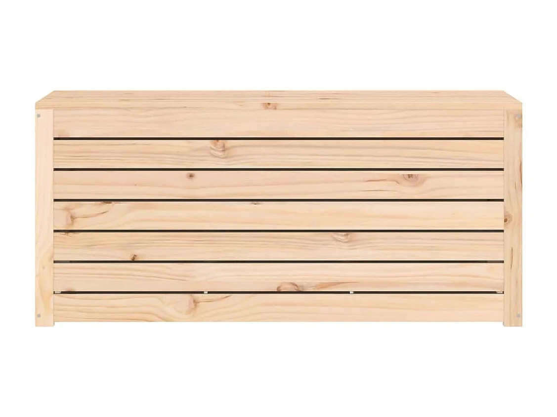 Contenitore Giardino 101x50,5x46,5 cm Legno Massello di Pino