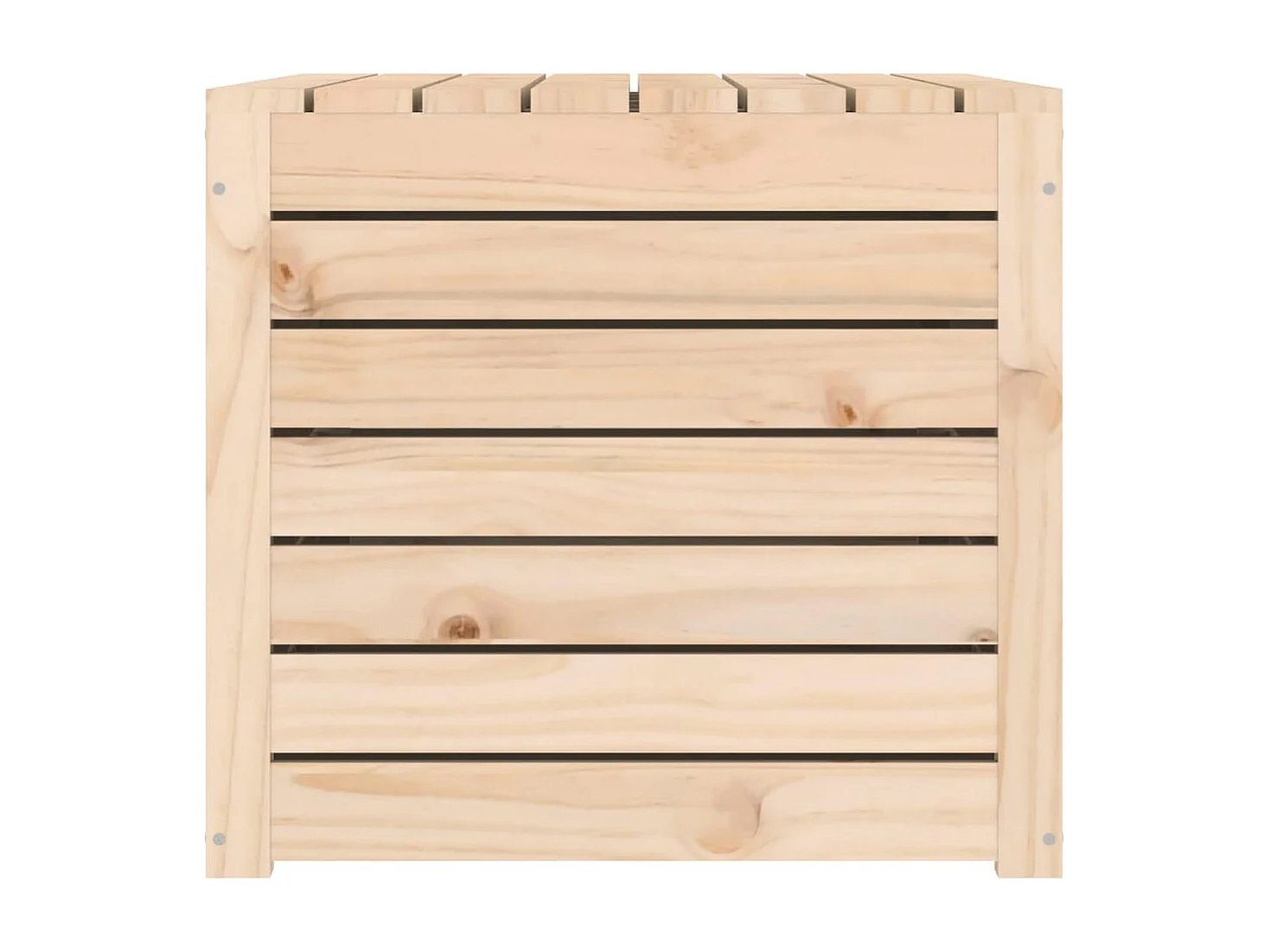 Contenitore Giardino 101x50,5x46,5 cm Legno Massello di Pino