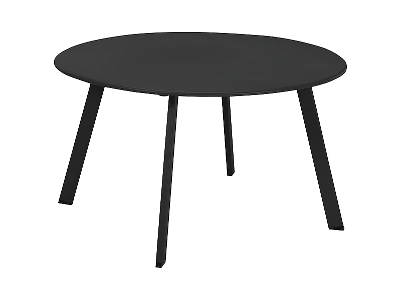 Table d'appoint 70x40 cm gris foncé mat