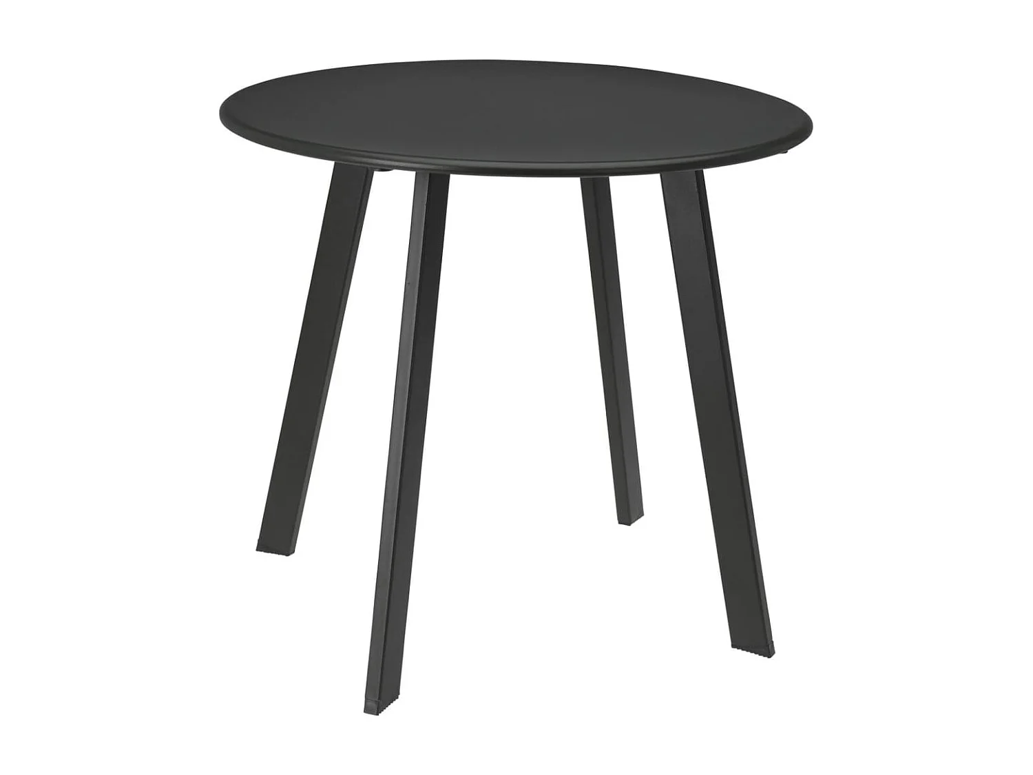 Table d'appoint 50x45 cm gris foncé mat