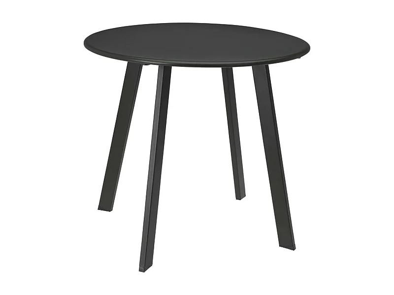 Beistelltisch 50x45 cm Dunkelgrau Matt