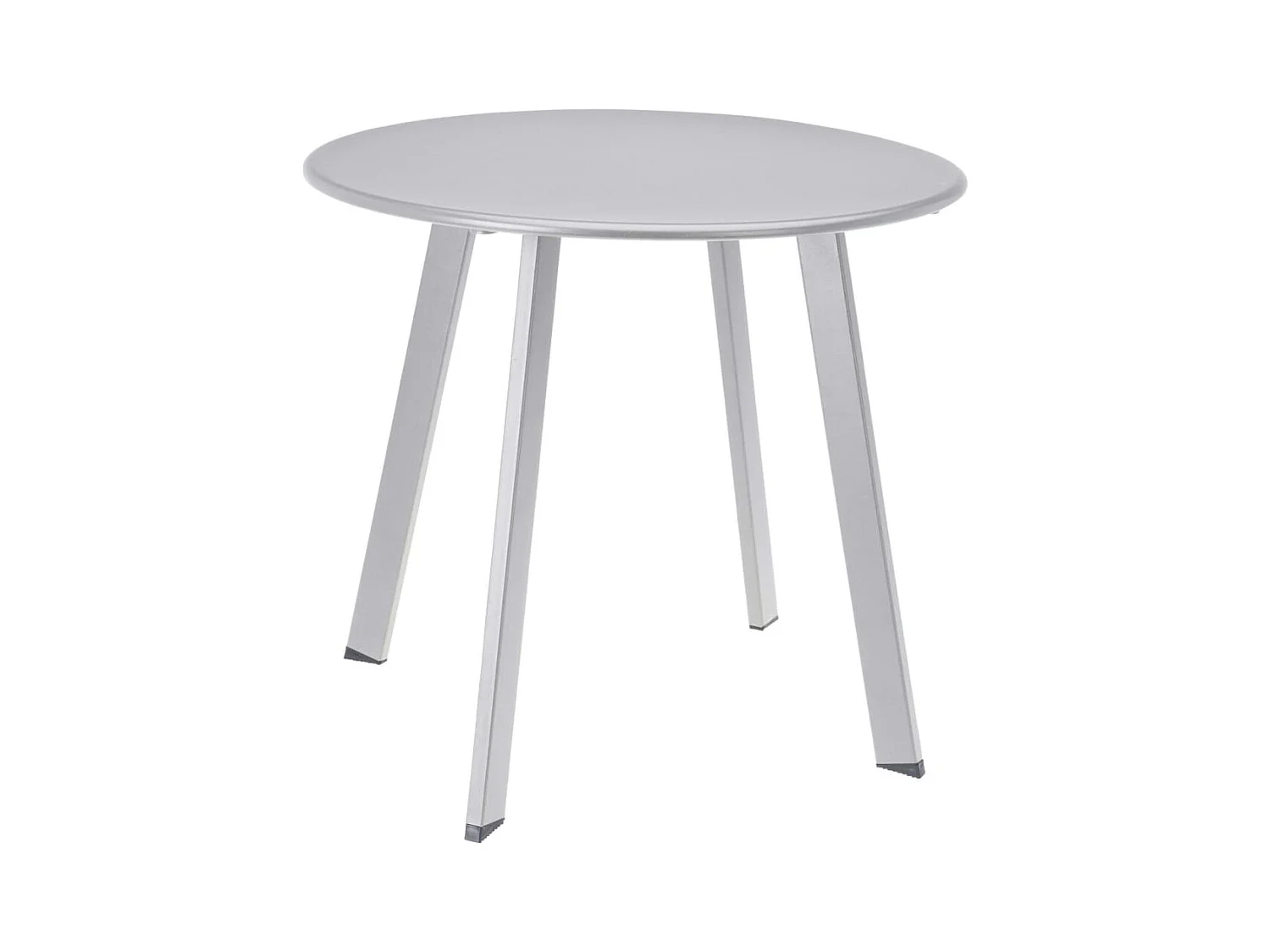 Table d'appoint 50x45 cm gris mat