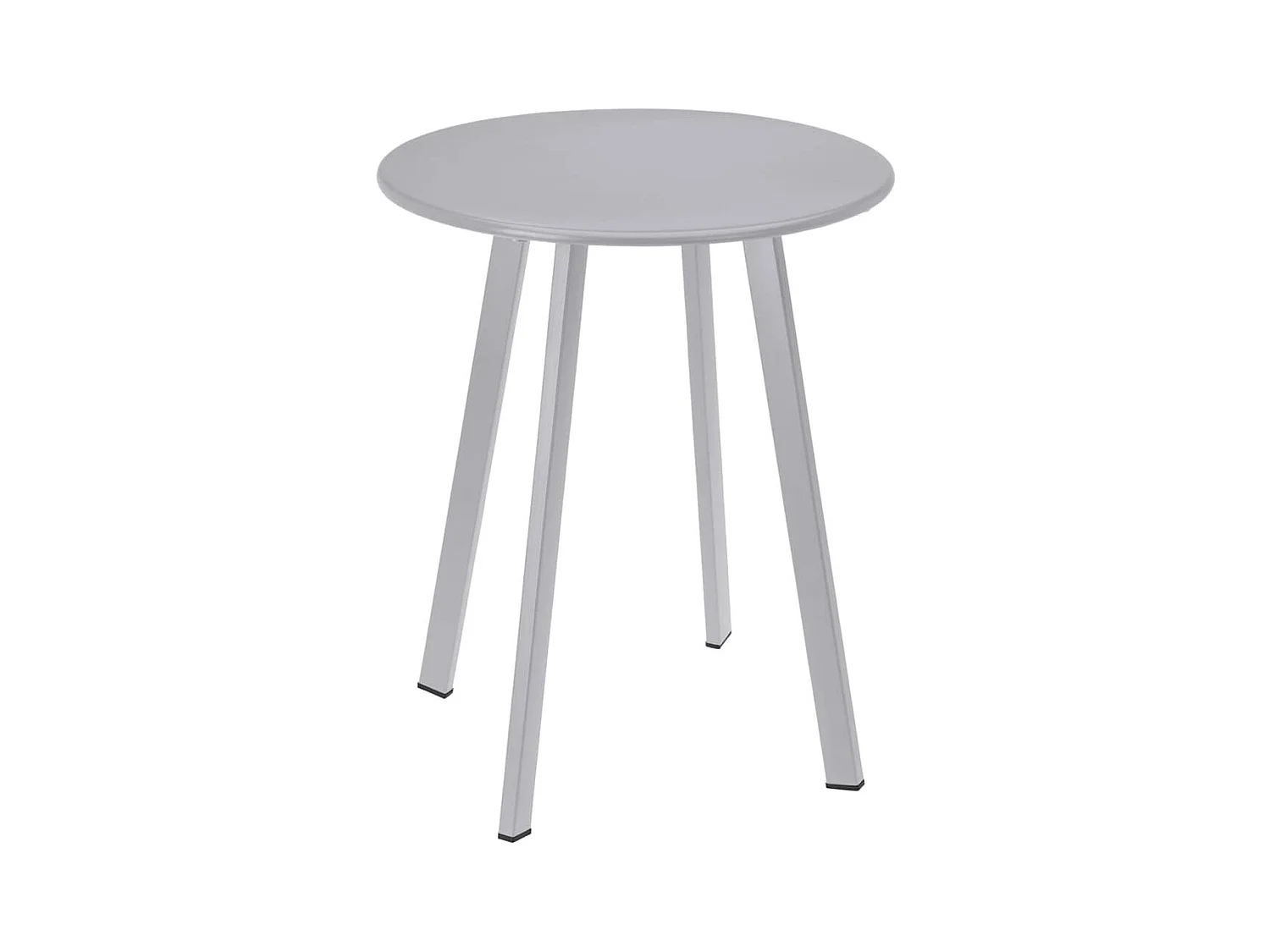 Table d'appoint 40x49 cm gris mat