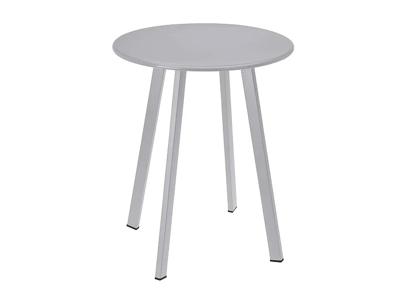 Mesa auxiliar gris mate 40x49 cm