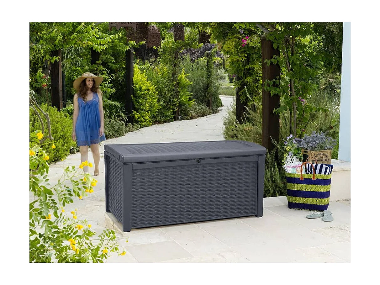 Caixa de arrumação para jardim Borneo 416 L