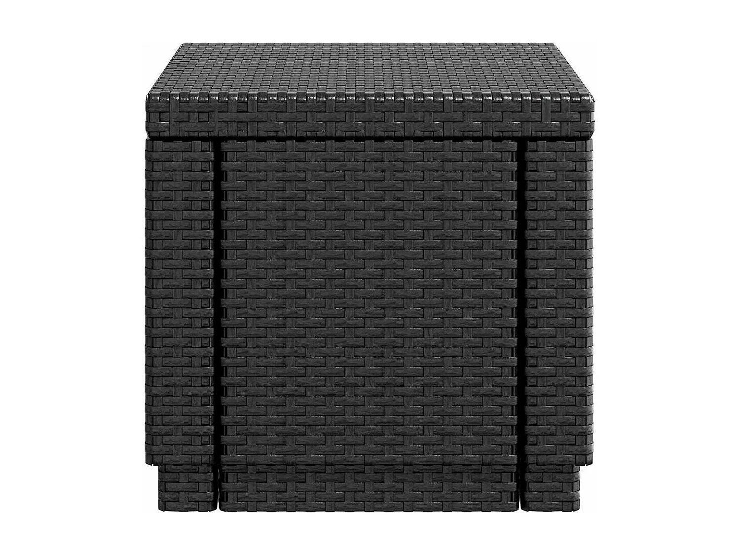 Pouf de rangement Cube Cappuccino 228749