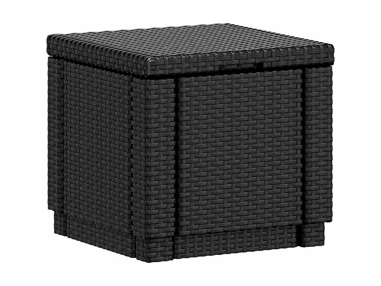 Pouf de rangement Cube Cappuccino 228749