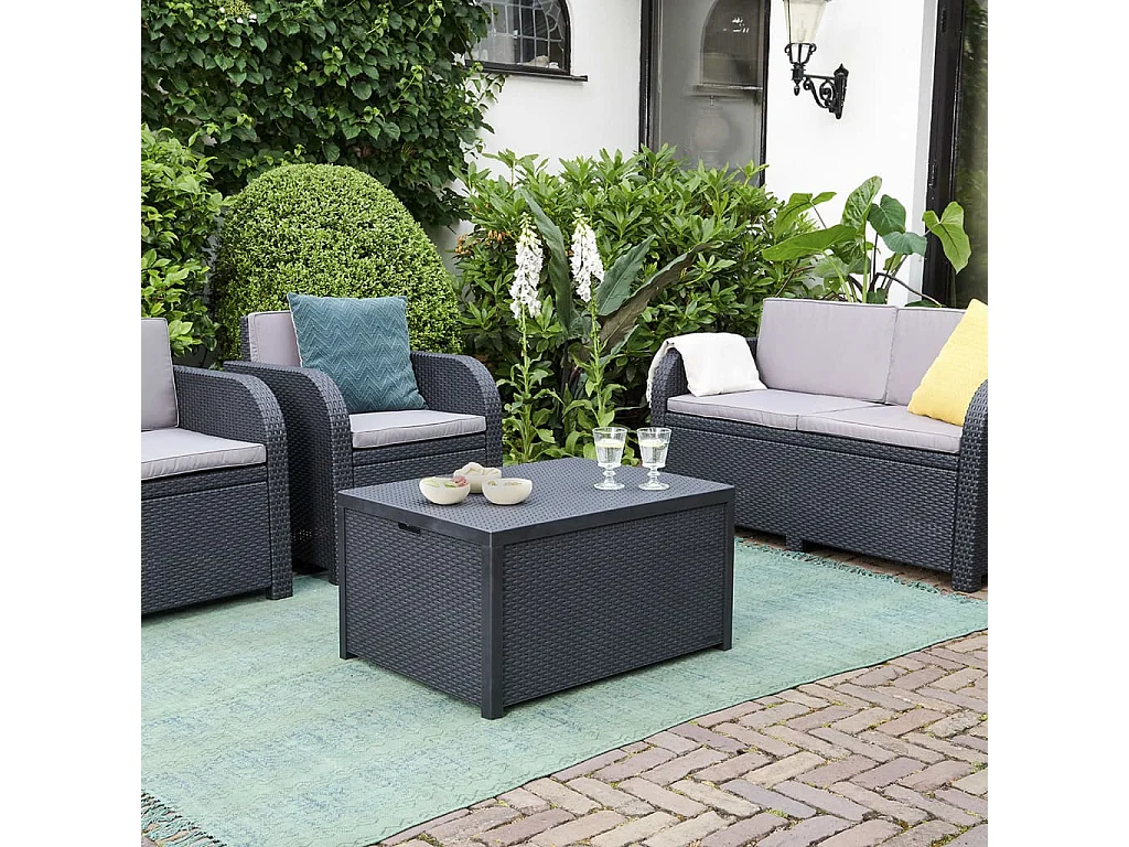 Table de rangement Arica Graphite 221044