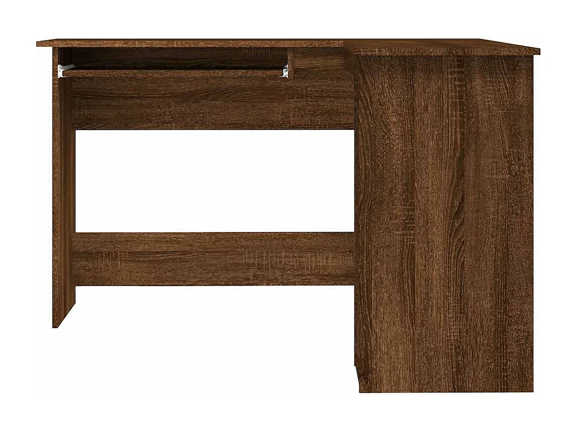 Eckschreibtisch Braun Eichen-Optik 120x140x75 cm Holzwerkstoff
