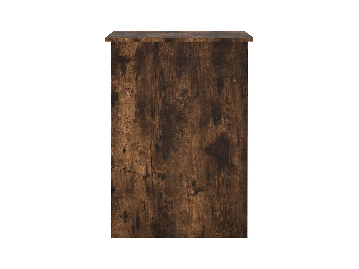 Bureau chêne fumé 100x55x75 cm bois d'ingénierie