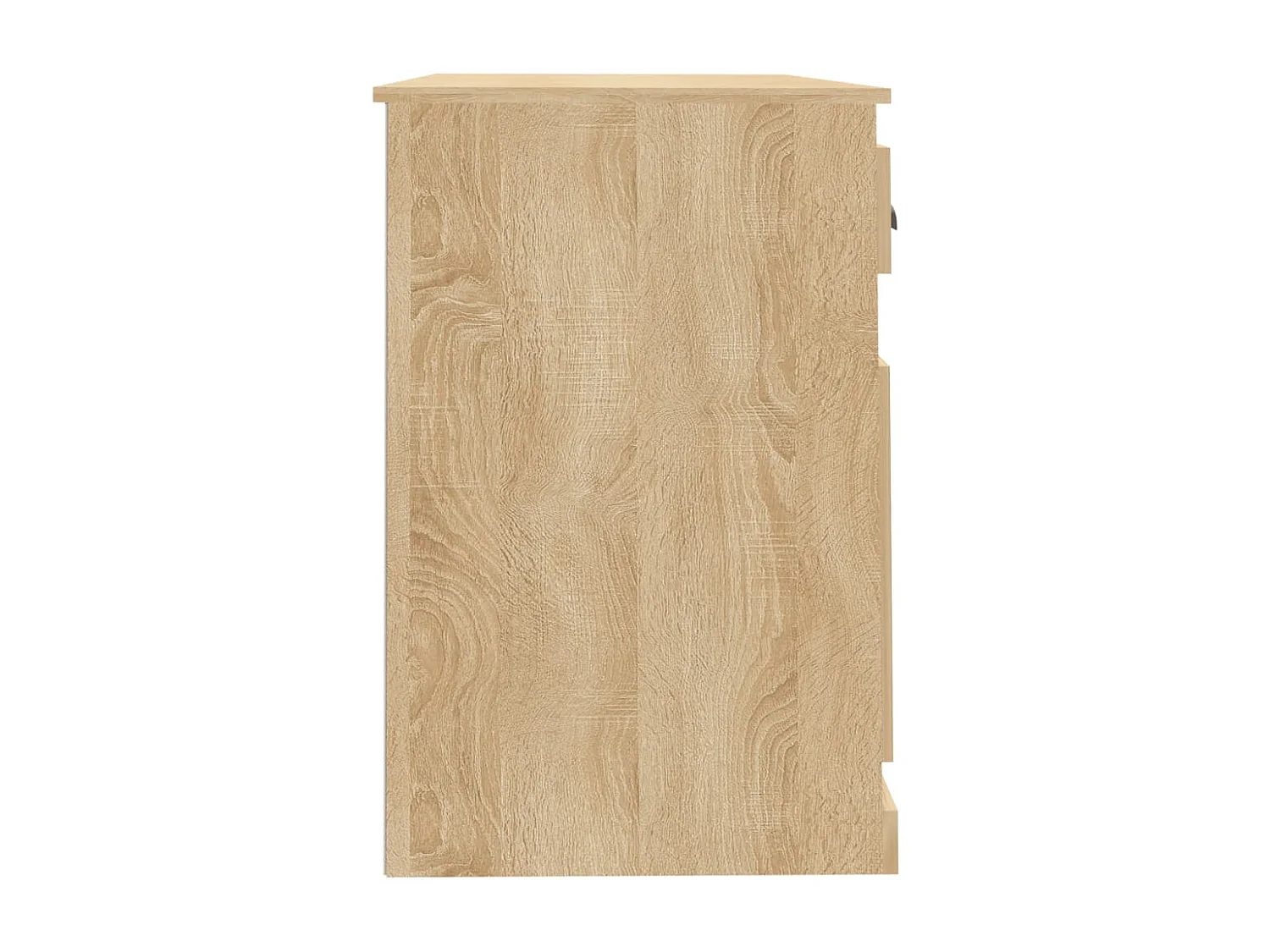 Escritorio con cajón madera contrachapada roble 115x50x75 cm