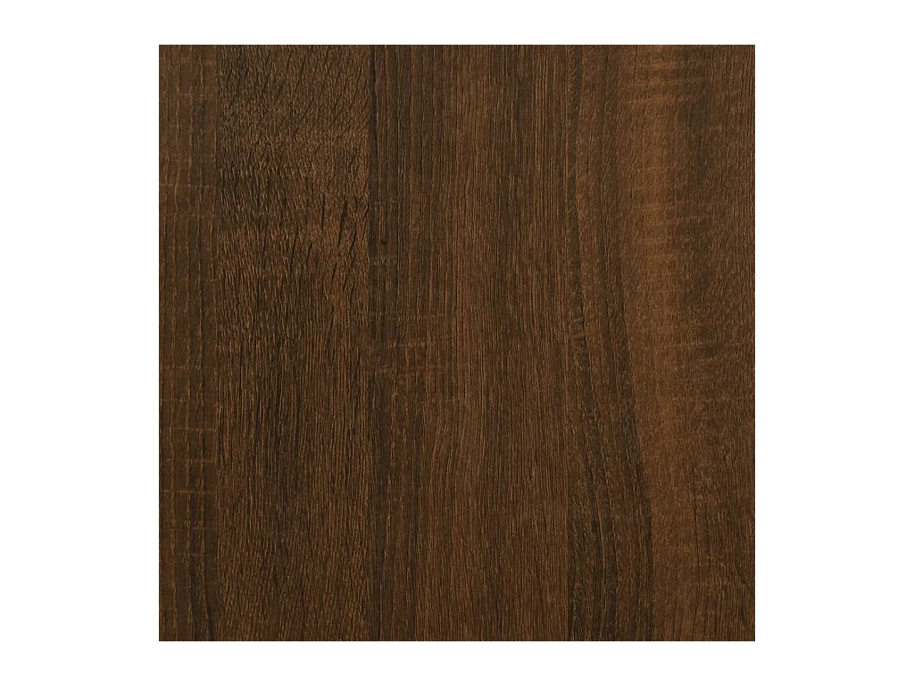 Bureau chêne marron 100x55x75 cm bois d'ingénierie