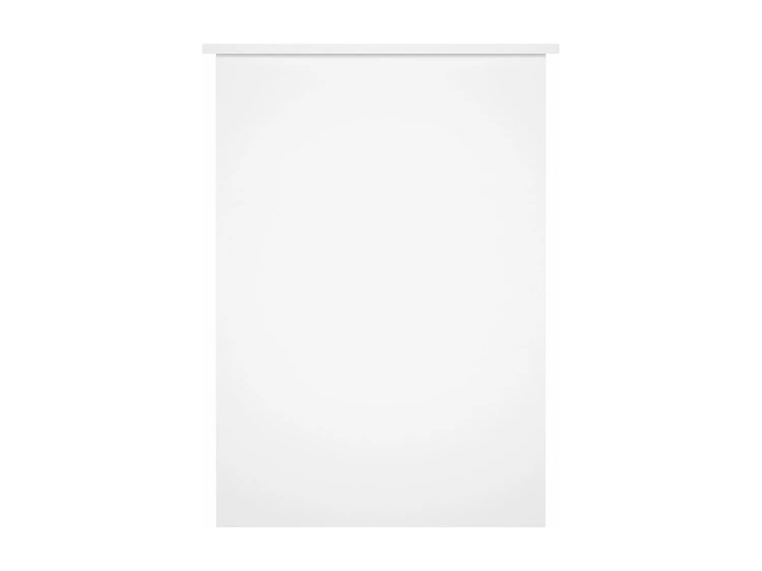 Scrivania Bianco Lucido 100x55x75 cm in Legno Multistrato