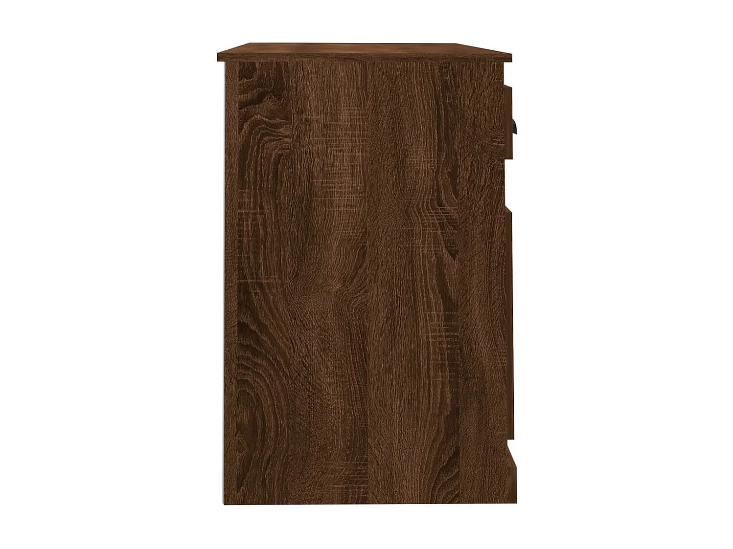 Bureau met lade 115x50x75 cm bewerkt hout bruin eikenkleur