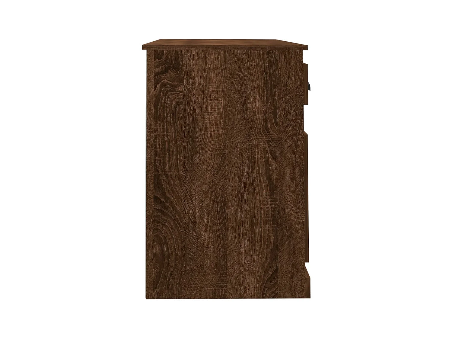 Bureau met lade 115x50x75 cm bewerkt hout bruin eikenkleur
