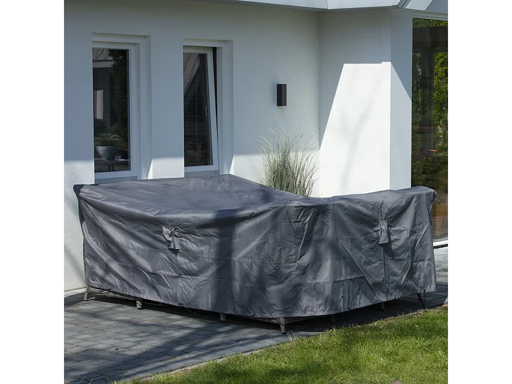 Telo di Copertura per Mobili da Esterno 240x190x85 cm Grigio