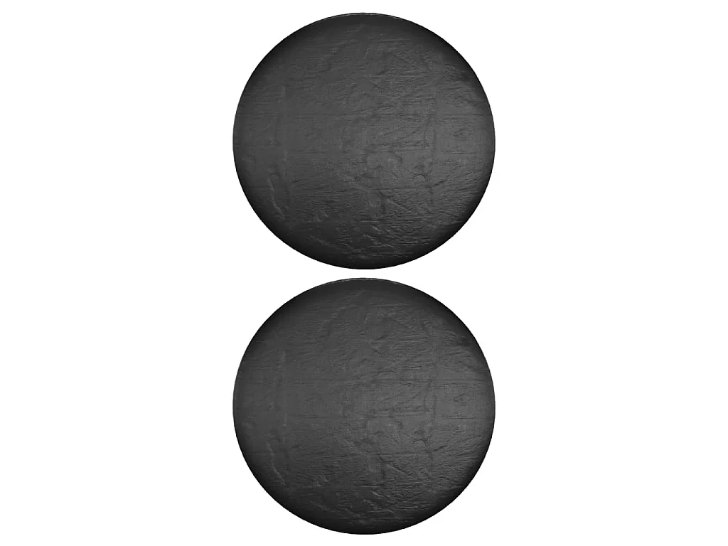 Housses pour meubles de jardin 2 pcs 10 œillets Ø230x90 cm rond
