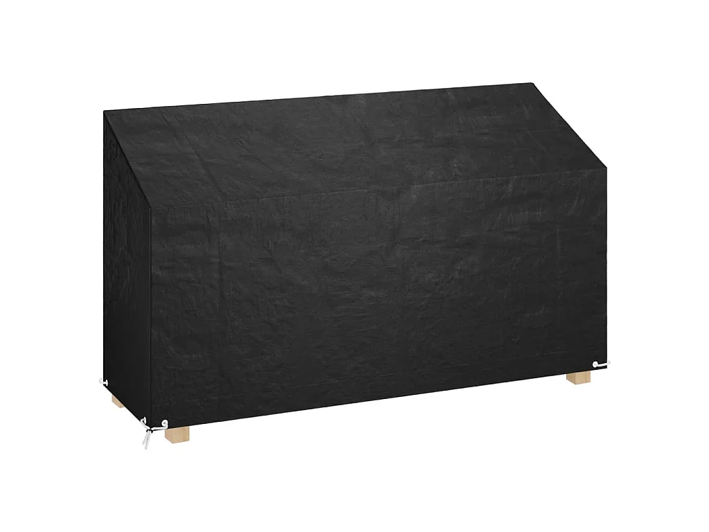 Housse de banc de jardin 12 œillets 210x70x70/88cm polyéthylène
