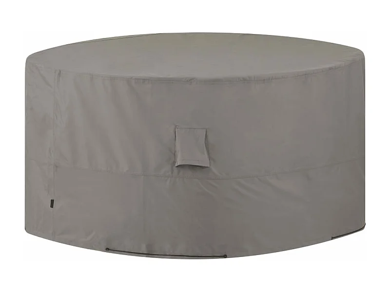 Housse de meubles d'extérieur Rond 200 cm Gris