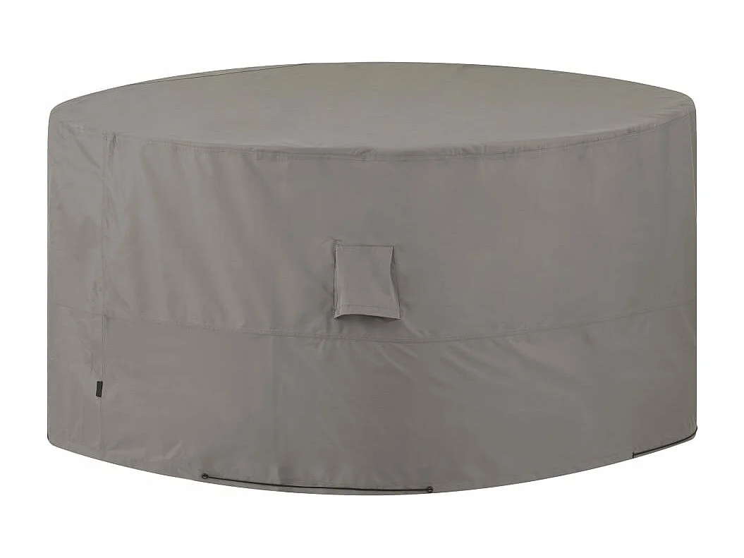 Housse de meubles d'extérieur Rond 200 cm Gris