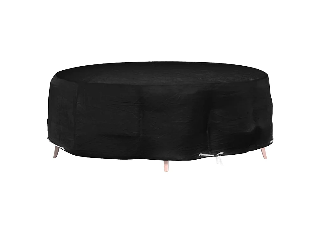 Tuinmeubelhoes eilandlounge 10 oogjes rond Ø 236x67 cm
