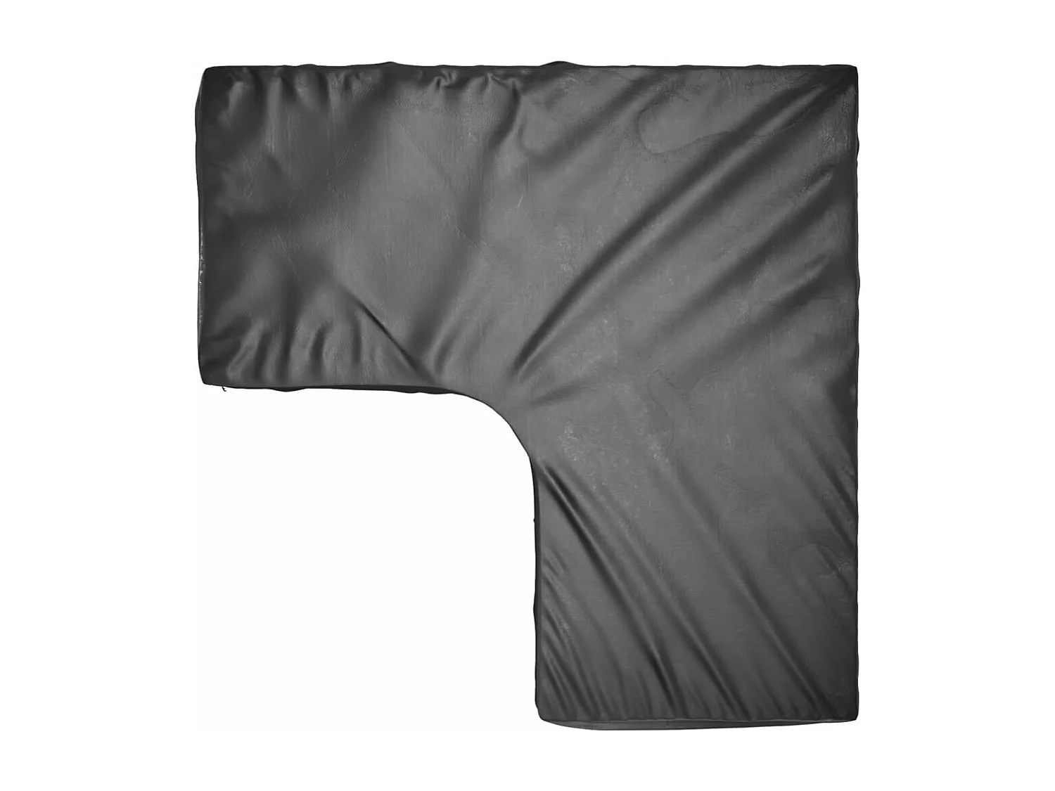 Gartenmöbel-Abdeckungen in L-Form 2 Stk. 16 Ösen 215x215x70 cm