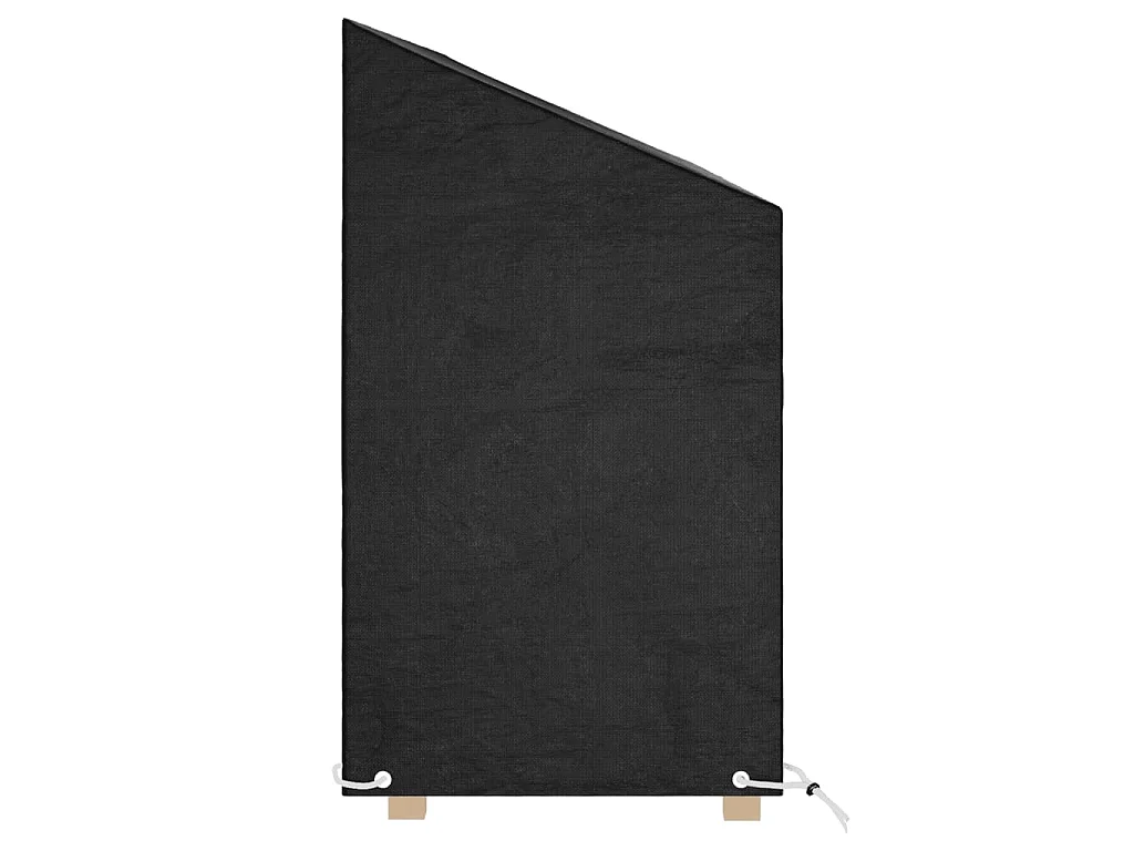 Housses de banc de jardin 2 pcs 12 œillets 210x70x70/88 cm PE